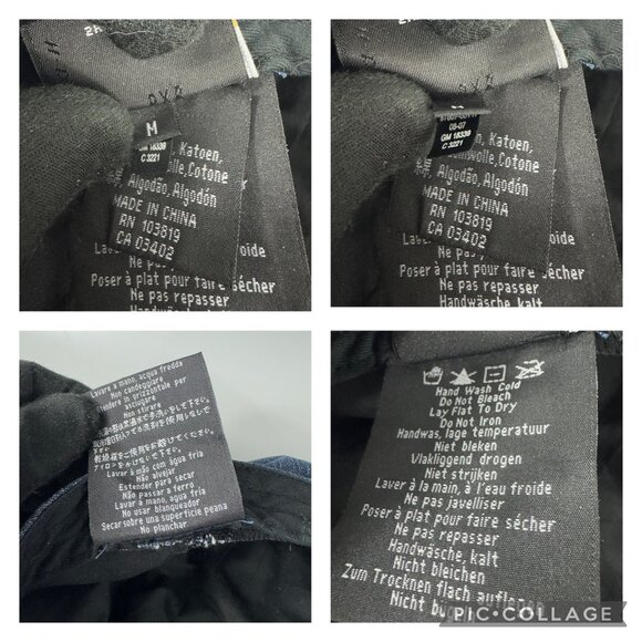 Harley Davidson Blue Denim Newsboy Gatsby Women's Hat Cap Medium Studded - Picture 12 of 13